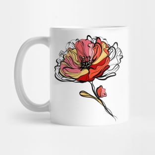 Poppy flower Mug